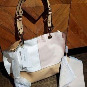 Calvin Klein handbag and clutch set